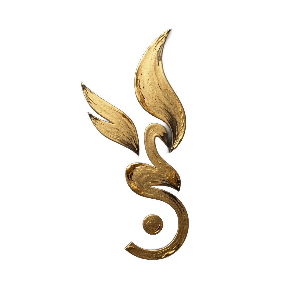 The sculpted liquid-gold Ormus mark